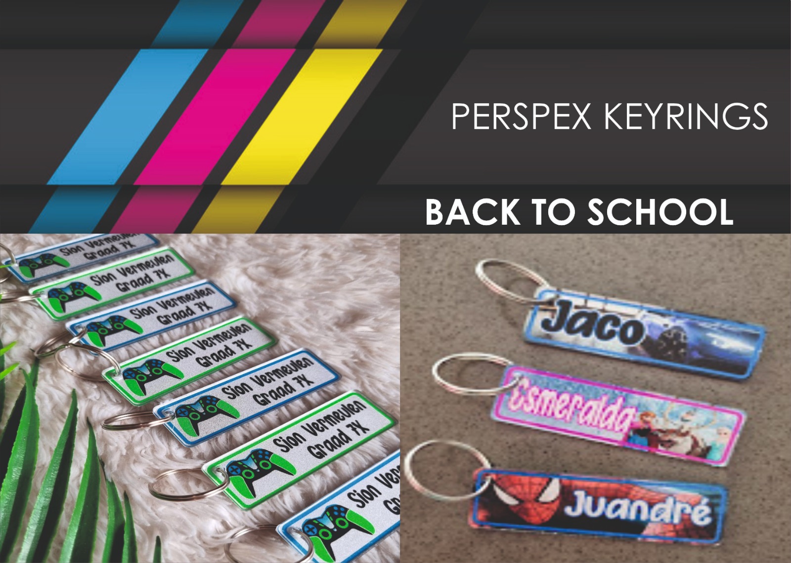 Perspex Keyrings Products , Pretoria Gardens, , Pretoria Ex`lint